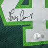 Autographed/Signed Terry Cummings Milwaukee Green Basketball Jersey Beckett BAS COA