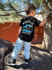 WHEELIE RADICAL TEE - BLUE EDITION by LITTLE RAD THINGS