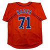 Autographed/Signed Josh Hader Houston Orange Baseball Jersey JSA COA by Hall of Fame Sports Memorabilia