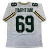 Autographed/Signed David Bakhtiari Green Bay White Football Jersey JSA COA by Hall of Fame Sports Memorabilia