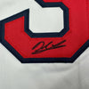 Autographed/Signed Derek Lowe Boston White Baseball Jersey Beckett BAS COA by Hall of Fame Sports Memorabilia