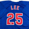 Autographed/Signed Derrek Lee Chicago Blue Baseball Jersey Beckett BAS COA by Hall of Fame Sports Memorabilia
