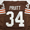 Autographed/Signed Greg Pruitt Cleveland Brown Football Jersey JSA COA by Hall of Fame Sports Memorabilia