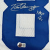 Autographed/Signed Drew Pearson HOF 21 Dallas White Football Jersey Beckett BAS COA by Hall of Fame Sports Memorabilia