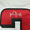 Autographed/Signed Michael Turner Atlanta White Football Jersey Beckett BAS COA by Hall of Fame Sports Memorabilia