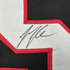 Autographed/Signed Jessie Tuggle Atlanta Black Football Jersey JSA COA by Hall of Fame Sports Memorabilia
