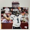 Autographed/Signed Jalen Hurts Philadelphia Eagles 8x10 Football Photo JSA COA #4