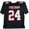 Autographed/Signed Devonta Freeman Atlanta Retro Black Football Jersey Beckett BAS COA by Hall of Fame Sports Memorabilia