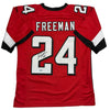 Autographed/Signed Devonta Freeman Atlanta Red Football Jersey Beckett BAS COA by Hall of Fame Sports Memorabilia