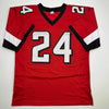 Autographed/Signed Devonta Freeman Atlanta Red Football Jersey Beckett BAS COA by Hall of Fame Sports Memorabilia