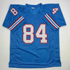 Autographed/Signed Billy White Shoes Johnson Tennessee Retro Light Blue Football Jersey JSA COA by Hall of Fame Sports Memorabilia