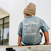 THE MAVERICKS TEE - CLOUD BLUE by LITTLE RAD THINGS