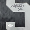 Autographed/Signed Malcolm Koonce Las Vegas Oakland Black Football Jersey JSA COA