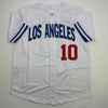 Autographed/Signed Gary Sheffield Los Angeles LA White Baseball Jersey PSA/DNA COA by Hall of Fame Sports Memorabilia