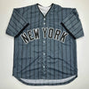 Autographed/Signed Mark Vientos New York CIty Connect Grey Baseball Jersey Beckett BAS COA by Hall of Fame Sports Memorabilia