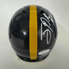 Autographed/Signed Joey Porter Sr Pittsburgh Steelers Mini Football Helmet JSA COA