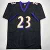 Autographed/Signed Willis McGahee Baltimore Black Football Jersey Beckett BAS COA by Hall of Fame Sports Memorabilia