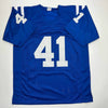 Autographed/Signed Antoine Bethea Indianapolis Blue Football Jersey JSA COA by Hall of Fame Sports Memorabilia