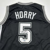 Autographed/Signed Robert Horry San Antonio Black Basketball Jersey Beckett BAS COA by Hall of Fame Sports Memorabilia