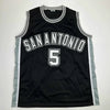 Autographed/Signed Robert Horry San Antonio Black Basketball Jersey Beckett BAS COA by Hall of Fame Sports Memorabilia