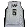Autographed/Signed Robert Horry San Antonio White Basketball Jersey Beckett BAS COA by Hall of Fame Sports Memorabilia