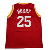 Autographed/Signed Robert Horry Houston Red Basketball Jersey Beckett BAS COA by Hall of Fame Sports Memorabilia