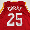 Autographed/Signed Robert Horry Houston Red Basketball Jersey Beckett BAS COA by Hall of Fame Sports Memorabilia