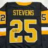 Autographed/Signed Kevin Stevens Pittsburgh Black Hockey Jersey JSA COA by Hall of Fame Sports Memorabilia