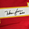 Autographed/Signed Warren Moon HOF 06 Kansas City Red Football Jersey JSA COA by Hall of Fame Sports Memorabilia