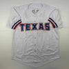 Autographed/Signed Jacob DeGrom Texas White Baseball Jersey JSA COA
