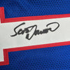 Autographed/Signed Scott Norwood Buffalo Blue Football Jersey Beckett BAS COA by Hall of Fame Sports Memorabilia
