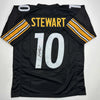 Autographed/Signed Kordell Stewart Pittsburgh Black Football Jersey Beckett BAS COA by Hall of Fame Sports Memorabilia
