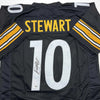Autographed/Signed Kordell Stewart Pittsburgh Black Football Jersey Beckett BAS COA by Hall of Fame Sports Memorabilia