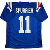 Autographed/Signed Steve Spurrier Florida Blue College Football Jersey JSA COA by Hall of Fame Sports Memorabilia