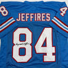 Autographed/Signed Haywood Jeffires Tennessee Retro Light Blue Football Jersey JSA COA by Hall of Fame Sports Memorabilia
