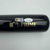 Autographed/Signed Christian Yelich "Yeli" Black Louisville Slugger Baseball Bat JSA COA