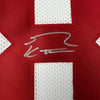 Autographed/Signed George Kittle San Francisco White Football Jersey Beckett BAS COA by Hall of Fame Sports Memorabilia