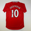 Autographed/Signed Teddy Sheringham Manchester United Red Soccer Jersey Beckett BAS COA