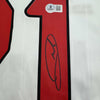 Autographed/Signed Andrea Pirlo AC Milan White Soccer Futbol Jersey Beckett BAS COA