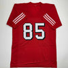 Autographed/Signed George Kittle San Francisco Red Alternate Football Jersey Beckett BAS COA by Hall of Fame Sports Memorabilia