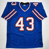 Autographed/Signed Terrel Bernard Buffalo Blue Football Jersey Beckett BAS COA by Hall of Fame Sports Memorabilia