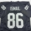 Autographed/Signed Raghib Ismail Rocket Oakland Black Football Jersey Beckett BAS COA by Hall of Fame Sports Memorabilia
