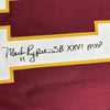 Autographed/Signed Mark Rypien SB XXVI MVP Washington Burgundy Football Jersey Beckett BAS COA by Hall of Fame Sports Memorabilia
