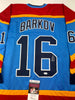 Autographed/Signed Aleksander Barkov Florida Blue Reverse Retro Hockey Jersey Beckett BAS COA