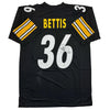 Autographed/Signed Jerome Bettis Pittsburgh Black Football Jersey JSA COA by Hall of Fame Sports Memorabilia