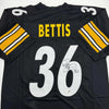Autographed/Signed Jerome Bettis Pittsburgh Black Football Jersey JSA COA by Hall of Fame Sports Memorabilia