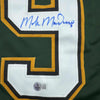 Autographed/Signed Mike Modano Dallas Dark Green Hockey Jersey Beckett BAS COA