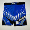 Autographed/Signed Khamzat Borz Chimaev UFC MMA Ultimate Fighting Blue Trunks PSA/DNA COA