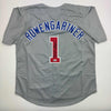 Autographed/Signed Thomas Ian Nicholas Rookie Of The Year Chicago Grey Baseball Jersey Beckett BAS COA
