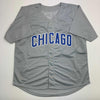 Autographed/Signed Thomas Ian Nicholas Rookie Of The Year Chicago Grey Baseball Jersey Beckett BAS COA